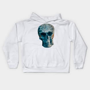 Skull - Outside the Wall Pink Floyd Kids Hoodie